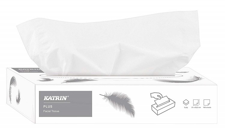 Katrin kosmetické kapes.BOX 2V 100ks - Papírová hygiena Kosmetické kapesníčky box