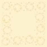Ubrus 84x84 Dsilk Star Shine Cream omyva - Duni Ubrusy, šerpy, prostírky Omyvatelný ubrus