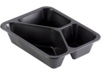 Miska Caterline 3dílná černá 530/325/235 216ks