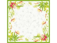 Ubrus 84x84 Dsilk Summertime Red omyvate