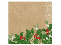 Ubrousek 40x40 Dsoft Snowy Berries 60k