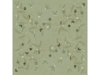 Ubrousky 40x40 Dsoft Noel Pistachio 60ks