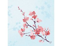 Ubrousek 40x40 Cherry Breeze Blue 60ks