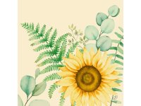 Ubrousek 40x40 Dsoft Sunflower dreams 60ks