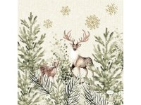 Ubrousek 33x33 3Vr Elegant Deer 20ks