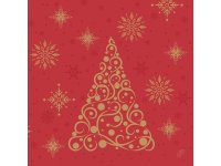 Ubrousek 40x40 Dsoft Noble Trees 12ks