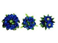Květinový kroužek Modrý prům.11cm- MIX