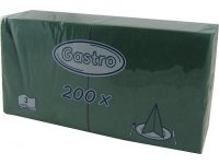 Ubrousek 33x33 3V tmavě zelené 250ks