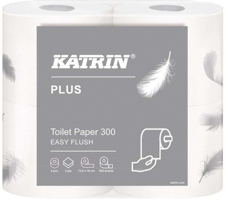 TP Katrin Easy Flush 2vr 37m - Papírová hygiena Toaletní papír 2 vrstvý