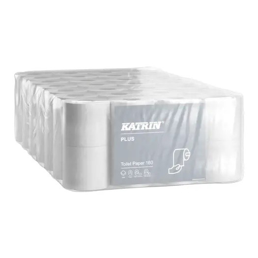 TP Katrin Bílý 2Vr 160utr. 18.5m - Papírová hygiena Toaletní papír 2 vrstvý