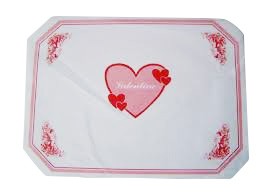 Prostírka 30x40 Valentine 100ks Prostírka 30x40 Valentine 100ks - Duni Ubrusy, šerpy, prostírky Prostírky & podložky dortové