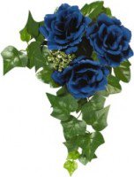Květ.kroužky 11cm Modrý - Dekorace a domácnost Dekorace Ostatní