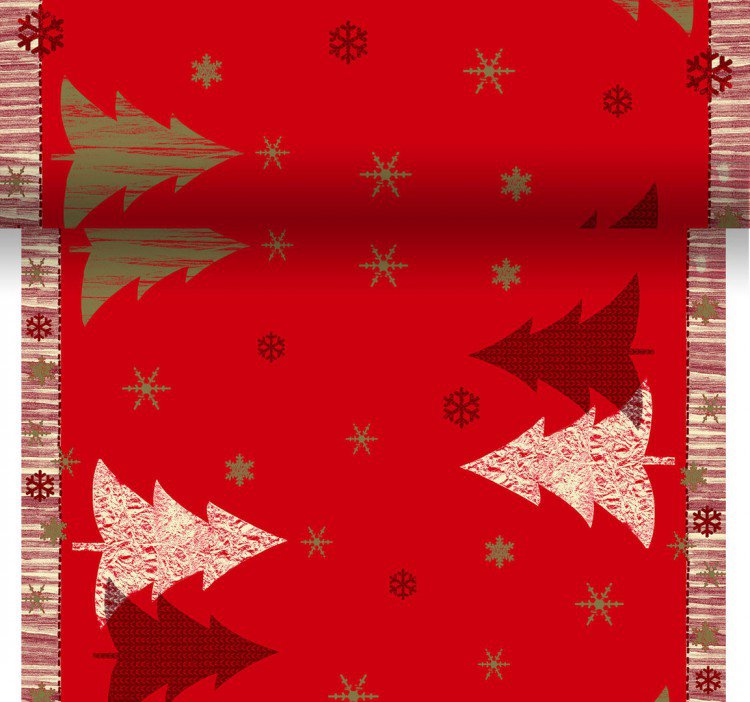 Téte-a-Téte 0,4x24m Winterly Red Téte-a-Téte 0,4x24m Winterly Red - Duni Ubrusy, šerpy, prostírky Šerpy