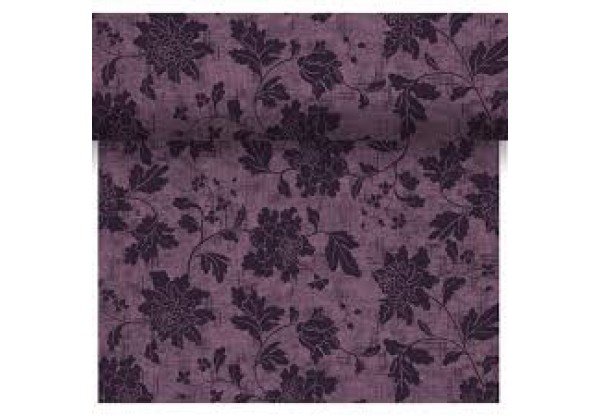 Téte-a-Téte 0,4x4,8m Venezia Plum Téte-a-Téte 0,4x4,8m Venezia Plum - Duni Ubrusy, šerpy, prostírky Šerpy