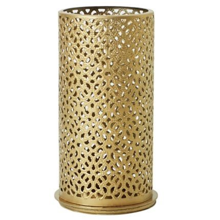 Svícen Bliss Gold 140x75mm Svícen Bliss Gold 140x75mm - Duni Svíčky, svícny, kroužky Svícny & kroužky