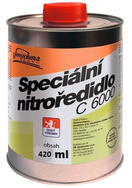 Nitroředidlo C6000 420ml plech