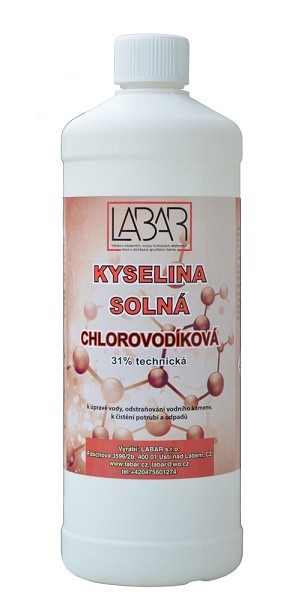 Kyselina chlorovodíková solná 1000g