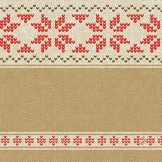 Ubrousek 40x40 DNL Urban Yule Natur 50ks Ubrousek 40x40 DNL Urban Yule Natur 50ks - Duni Ubrousky, kapsy na příbory Dunilin 40x40