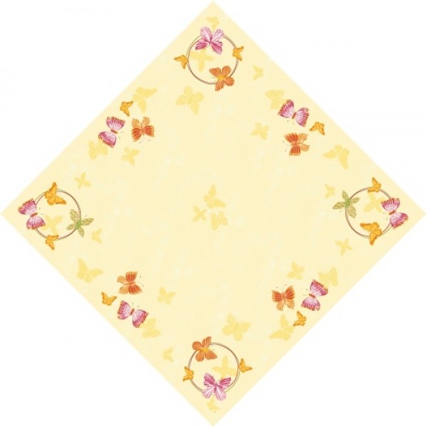 Ubrus 84x84 DSilk Vanessa omyvatelný Ubrus 84x84 DSilk Vanessa omyvatelný - Duni Ubrusy, šerpy, prostírky Omyvatelný ubrus