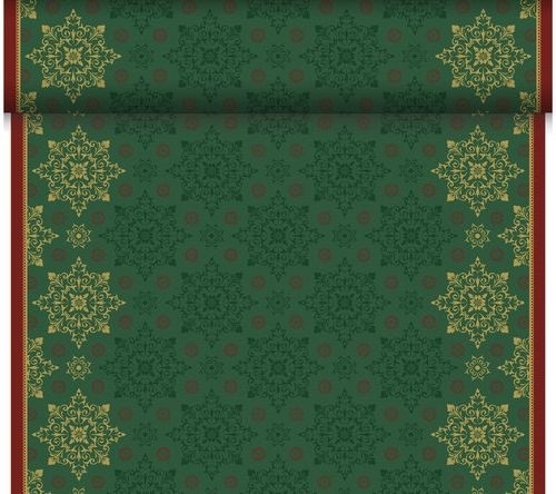 Téte-a-téte 0.4x24m Xmas Deco Green Téte-a-téte 0.4x24m Xmas Deco Green - Duni Ubrusy, šerpy, prostírky Šerpy