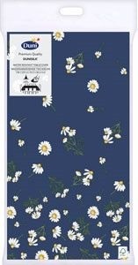 Ubrus 138x220cm Pretty Daisy Blue omyvatelný - Duni Ubrusy, šerpy, prostírky Omyvatelný ubrus