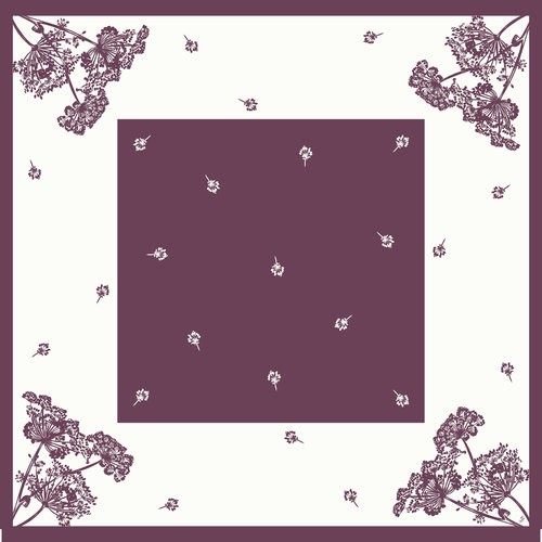 Ubrus 84x84 Dsilk Yarrow omyvatelný Ubrus 84x84 Dsilk Yarrow omyvatelný - Duni Ubrusy, šerpy, prostírky Omyvatelný ubrus