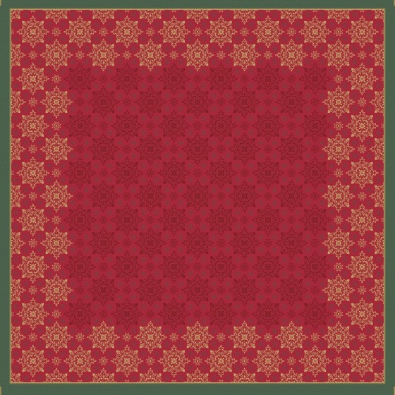 Ubrus 84x84 X-mas Deco Red - Duni Ubrusy, šerpy, prostírky Neomyvatelný ubrus