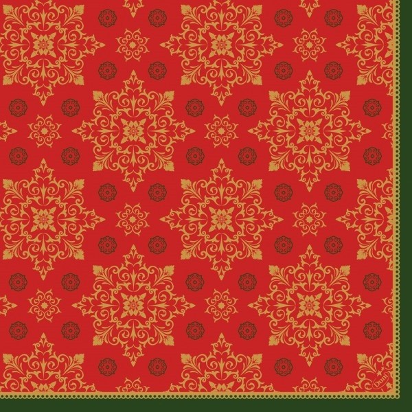 Ubrousek 40x40 Dsoft X-mas Deco Red 60ks Ubrousek 40x40 Dsoft X-mas Deco Red 60ks - Duni Ubrousky, kapsy na příbory Airlaid 40x40
