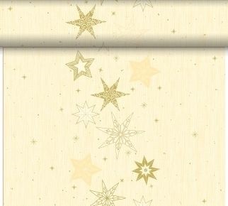 Tete-a-Téte 0.4x24m Star Stories Cream Tete-a-Téte 0.4x24m Star Stories Cream - Duni Ubrusy, šerpy, prostírky Šerpy