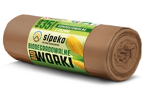 Bio sáček 35l/10ks 46x61cm kompost. hnědé 16mi