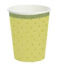 Kelímek Paper /PLa 24cl Rice Green 10ks - Duni Rautové nádobí Párty nádobí / Amouse bouche