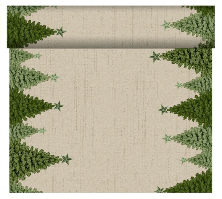 Tete-a-Téte 0,4x24m Fir Forest Tete-a-Téte 0,4x24m Fir Forest - Duni Ubrusy, šerpy, prostírky Šerpy