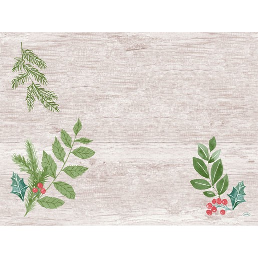 Prostírka 30x40 Dcel Winter Greenery 100ks Prostírka 30x40 Dcel Winter Greenery 100ks - Duni Ubrusy, šerpy, prostírky Prostírky & podložky dortové