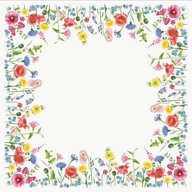 Ubrus 84x84cm Flowy Meadow omyvatelné