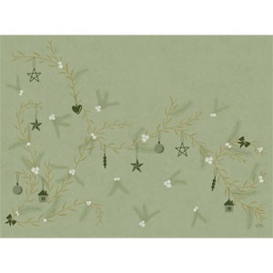 Prostírka 30x40 Noel Pistachio 100ks - Duni Ubrusy, šerpy, prostírky Prostírky & podložky dortové