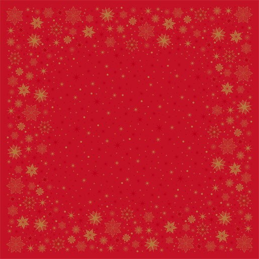 Ubrus 84x84 Dcel Stargazing Red neomyvatelný - Duni Ubrusy, šerpy, prostírky Neomyvatelný ubrus