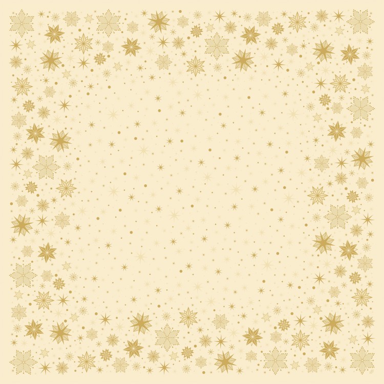 Ubrus 84x84 Dcel Stargazing Cream neomyv - Duni Ubrusy, šerpy, prostírky Neomyvatelný ubrus