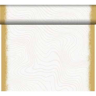 Tete-a -Tete 0,4x24m Sparkly white - Duni Ubrusy, šerpy, prostírky Šerpy