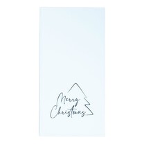 Ubrousek 1/8 Dsoft Merry Xmas Tree 300ks - Duni Ubrousky, kapsy na příbory Airlaid 40x40