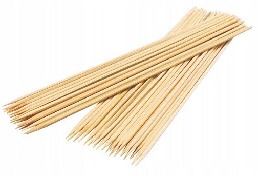 Špejle hrocené 30cm 200ks Bambus 66706