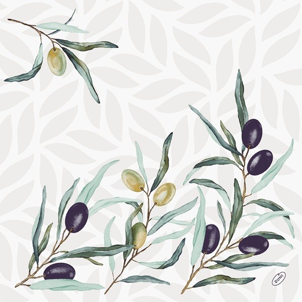 Ubrousek 40x40 Dsoft Olive Garden 60ks Ubrousek 40x40 Dsoft Olive Garden 60ks - Duni Ubrousky, kapsy na příbory Dunilin 40x40