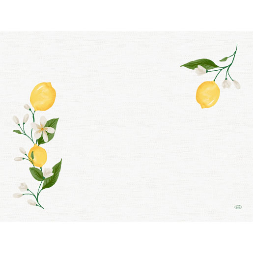 Prostírka 30x40 250ks Lemon Fiesta Paper - Duni Ubrusy, šerpy, prostírky Prostírky & podložky dortové