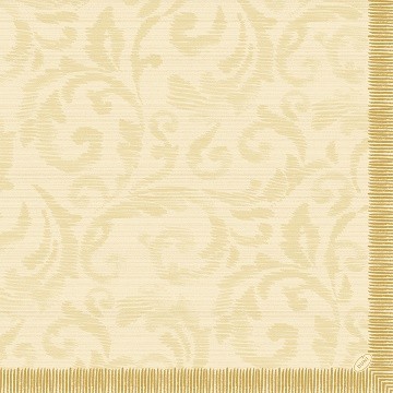 Ubrousek 40x40 Dlin Rich DamastCream - Duni Ubrousky, kapsy na příbory Dunilin 40x40