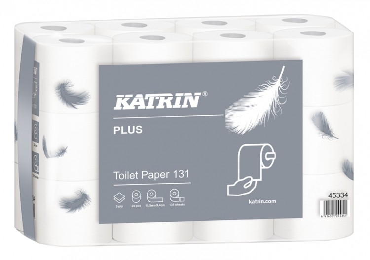 TP Katrin 2vr. 100% celulóza 15.5m TP Katrin 2vr. 100% celulóza 15.5m - Papírová hygiena Toaletní papír 2 vrstvý