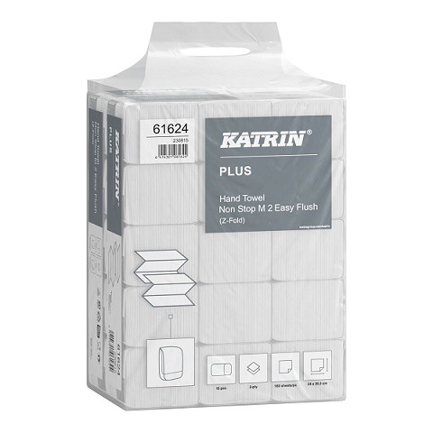Pap.ručníky Katrin plus Non Stop 2400ks - Papírová hygiena Papírové ručníky Z-Z 2 vrstvé