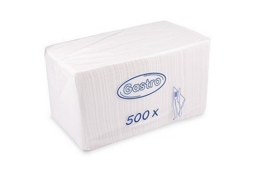 Ubrousek 33x33 1V Bílé 500ks/bal Ubrousek 33x33 1V Bílé 500ks/bal - Papírová hygiena Ubrousky 1 vrstvé