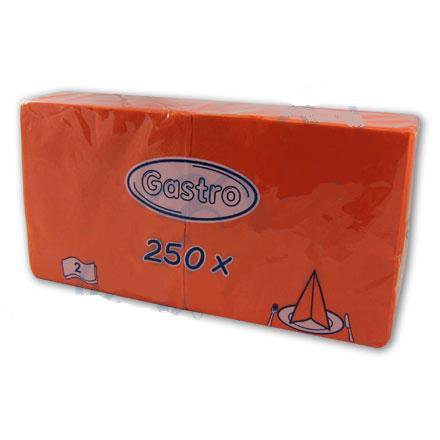 Ubrousek 24x24 2V oranžový 250ks Ubrousek 24x24 2V oranžový 250ks - Papírová hygiena Ubrousky 2 - 3 vrstvé