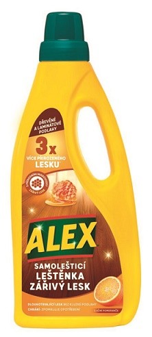 Alex leštěnka zářivý lesk na dřevěn. a laminát. podlahy 750m